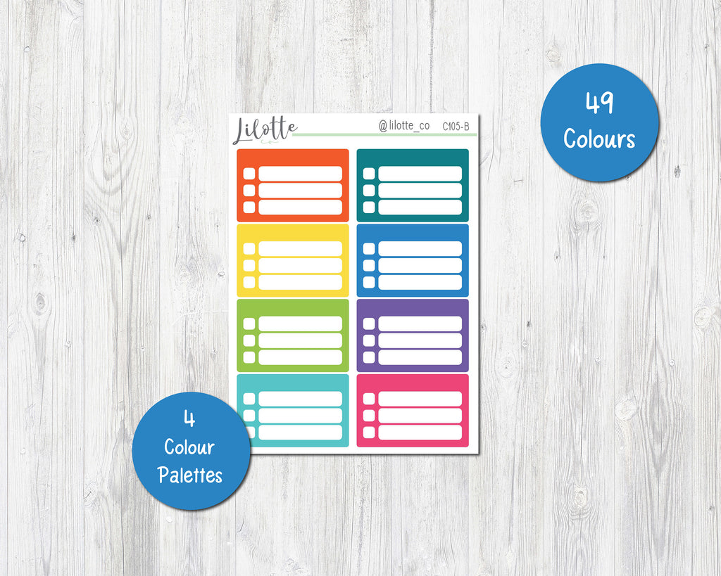 Top 3 Checklist Boxes Lilotte Co